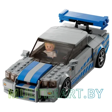 Конструктор LEGO Speed Champions 76917 Двойной Форсаж Nissan Skyline GT-R (R34) картинка 4